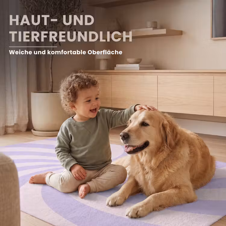 Teppich - Muster – Spirale – Abstrakt – Modern – Lila-Rosa — 6