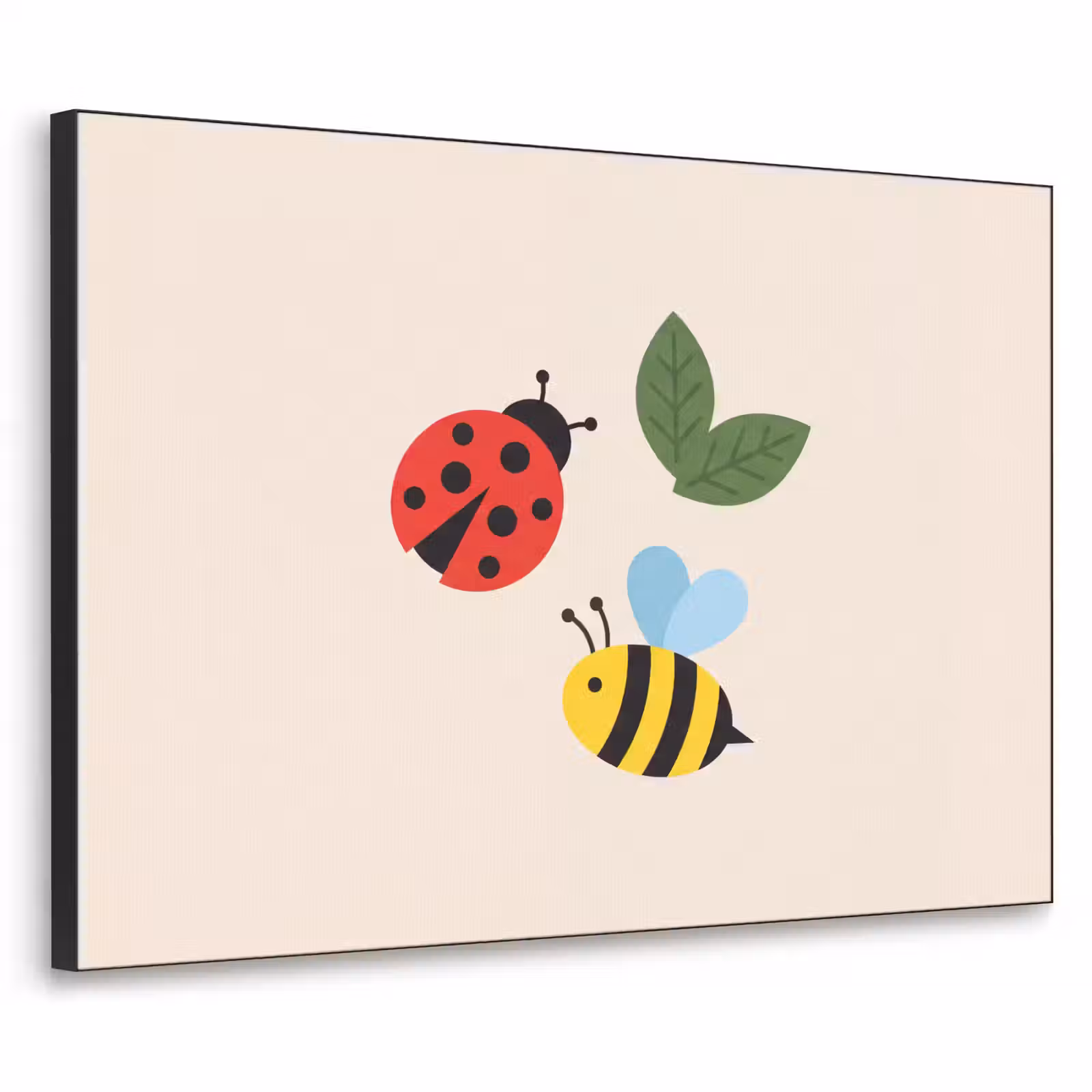 Art Frame - Insekt – Blatt – Natur – Verspielt – Illustration — 1