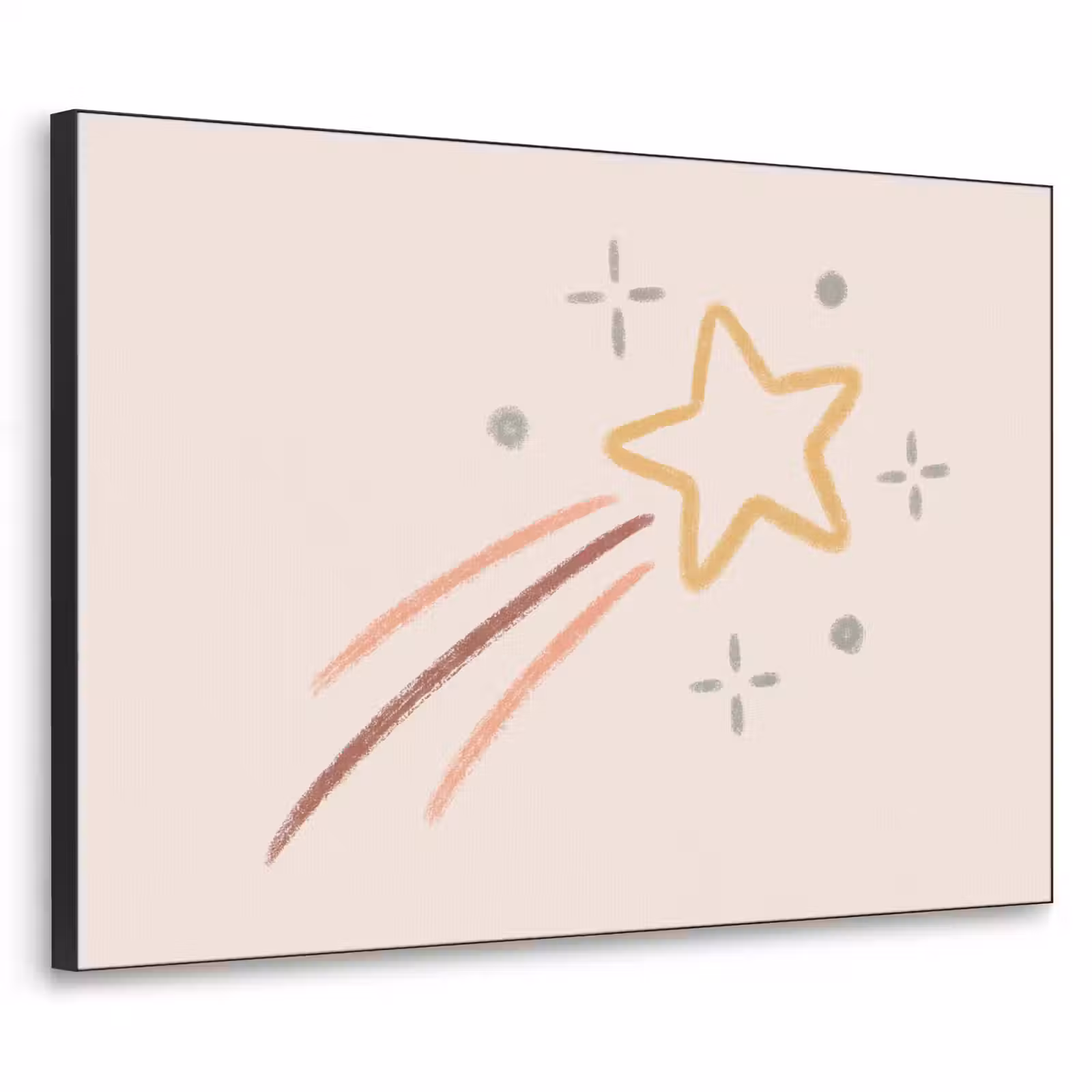 Art Frame - Stern – Fallend – Illustration – Pastell — 1