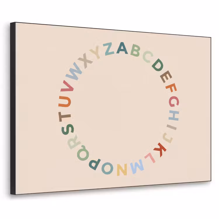 Art Frame - Alphabet – Kreis – Bildung – Spielerisch – Farbenfroh — 1