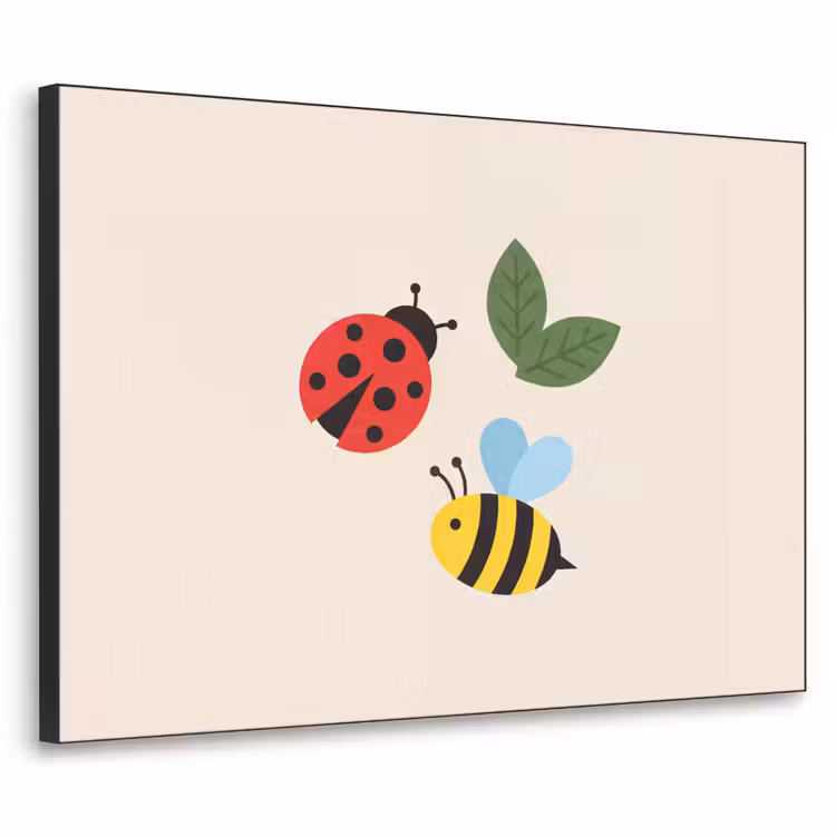 Art Frame - Insekt – Blatt – Natur – Verspielt – Illustration — 1