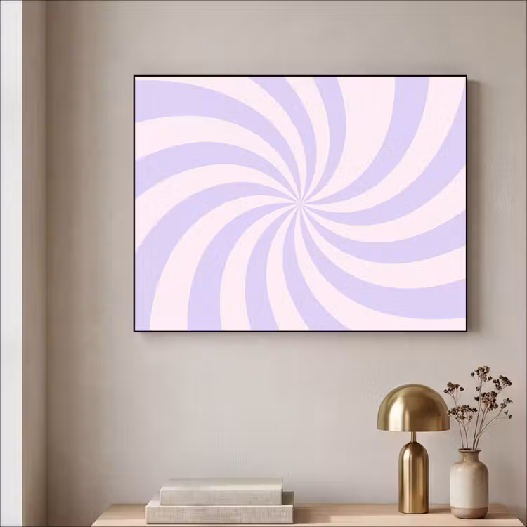 Art Frame - Muster – Spirale – Abstrakt – Modern – Lila-Rosa — 4