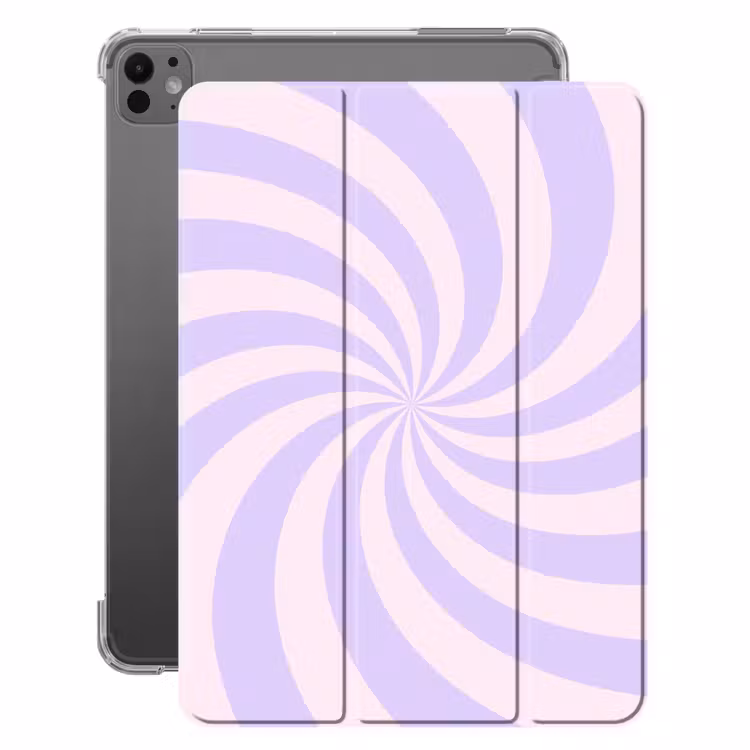 Muster – Spirale – Abstrakt – Modern – Lila-Rosa — 1