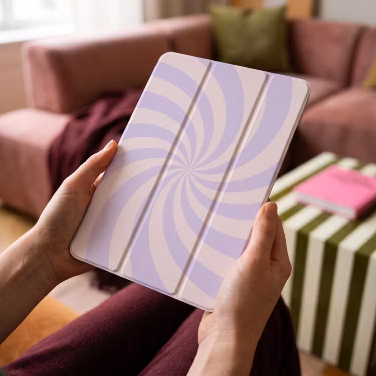 Muster – Spirale – Abstrakt – Modern – Lila-Rosa — 4