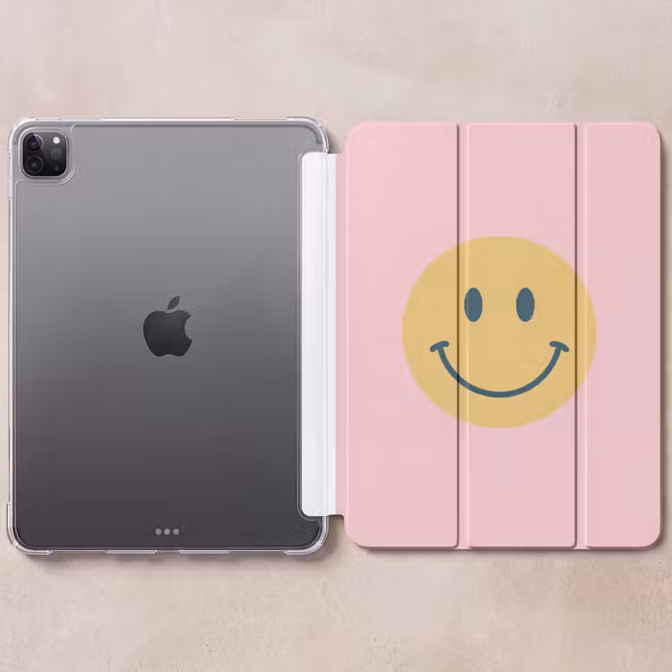 Smiley – Gelb – Rosa – Symbol – Minimalistisch — 6