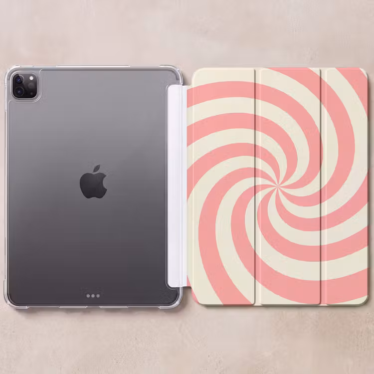 Spirale – Muster – Abstrakt – Rosa – Beige — 6
