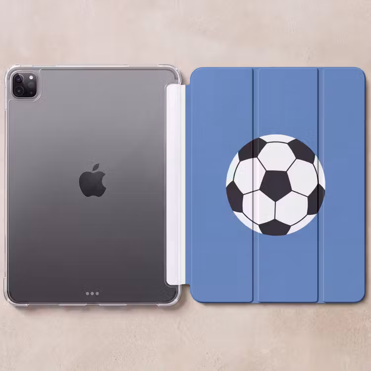 Fußball – Schwarz-Weiß – Sport – Illustration – Blau — 6
