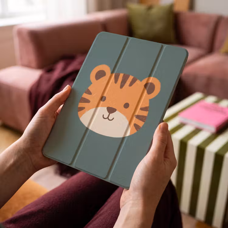 Tiere – Kopf – Orange – Illustration – Modern — 4
