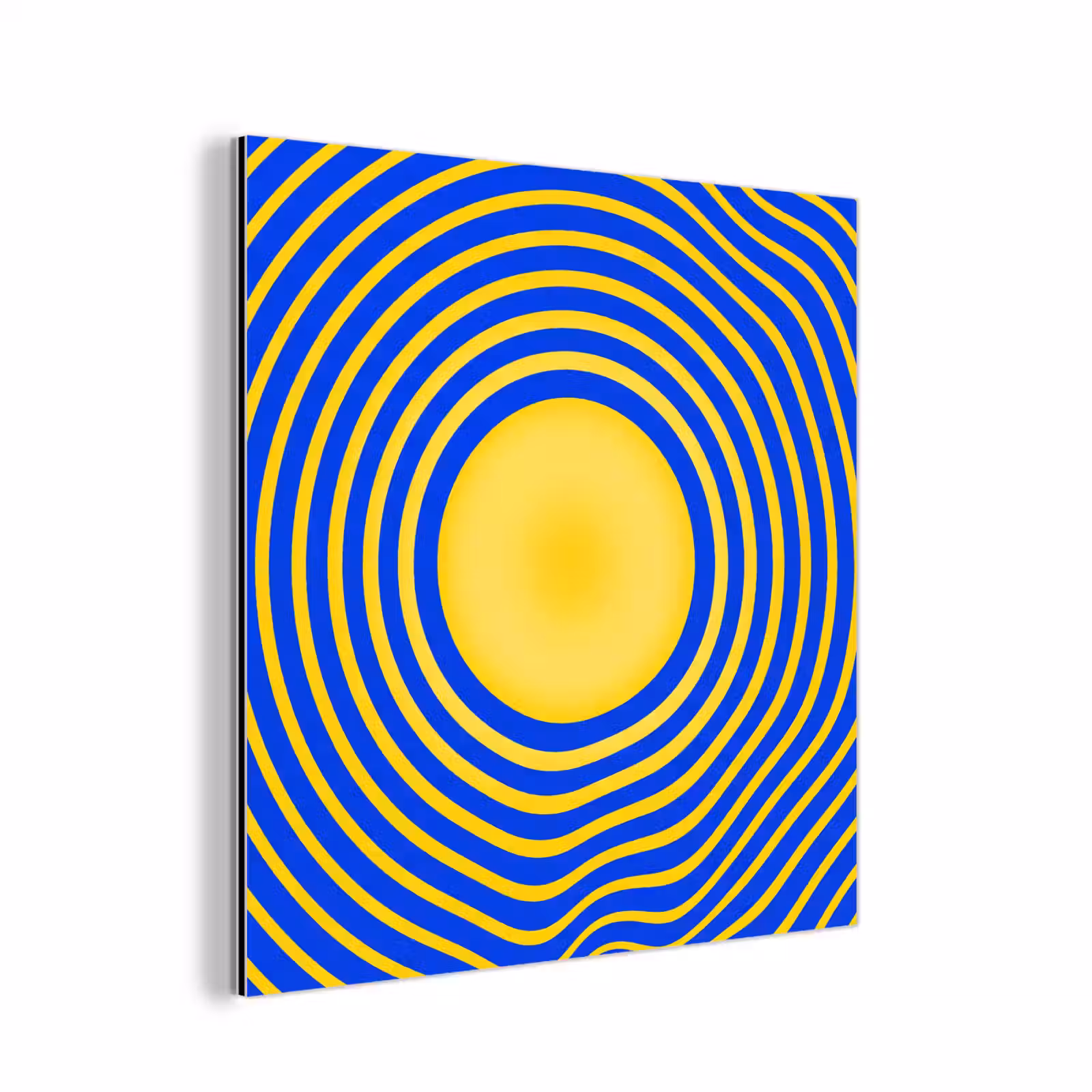 Alu-Dibond-Bild - Abstraktes Muster – Blau — 1