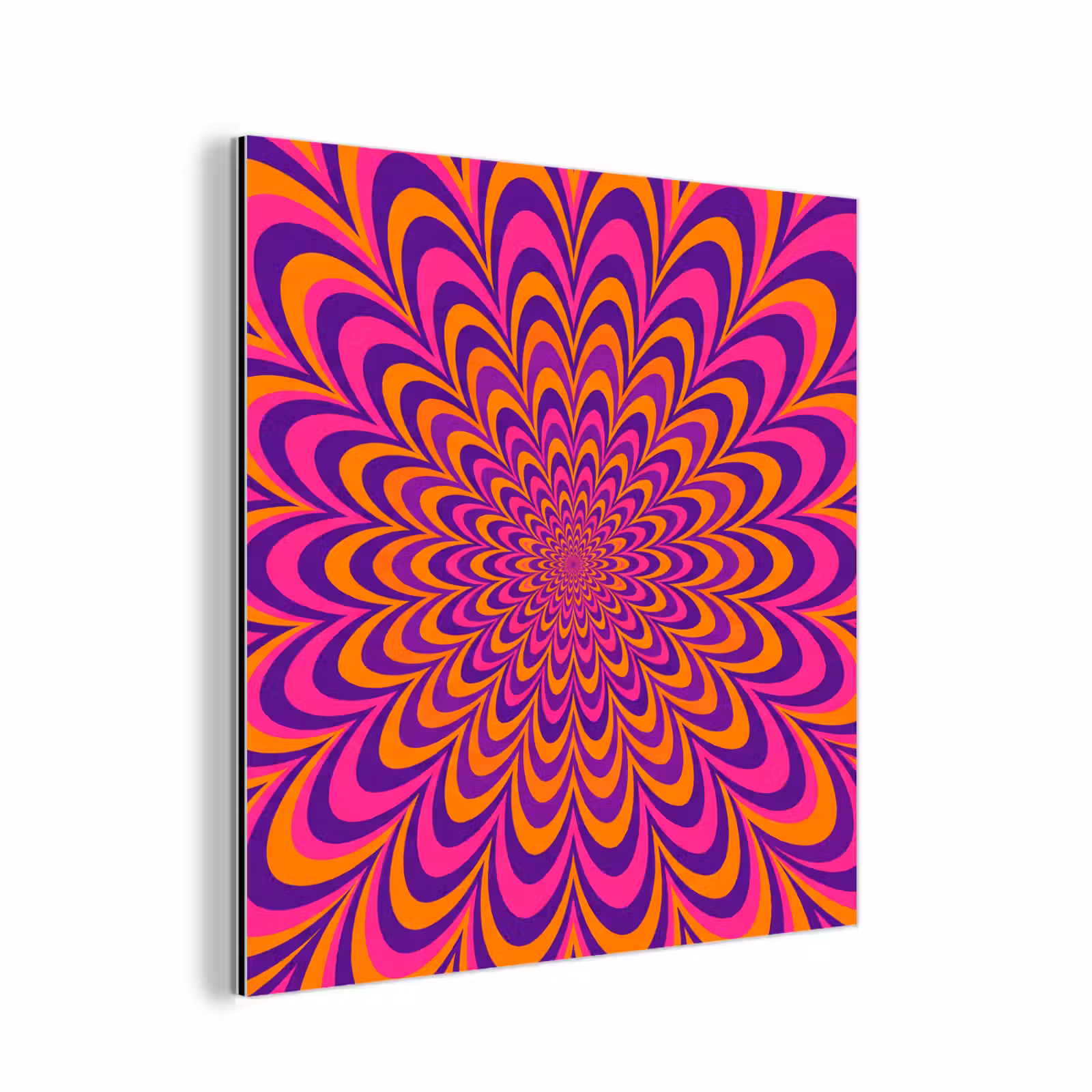 Alu-Dibond-Bild - Muster – Optisch – Bunt — 1