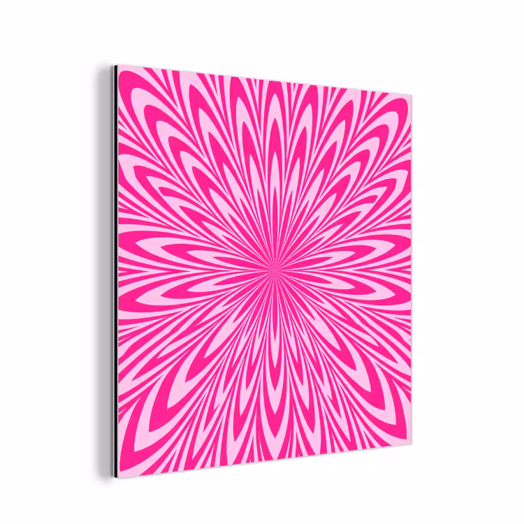 Alu-Dibond-Bild - Muster – Optisch – Rosa — 1