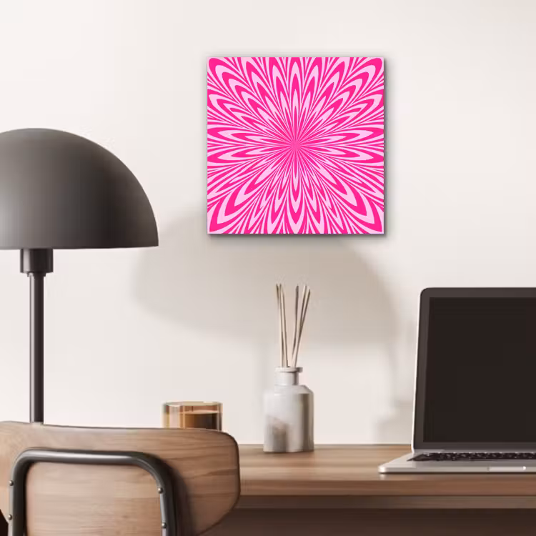 Alu-Dibond-Bild - Muster – Optisch – Rosa — 6