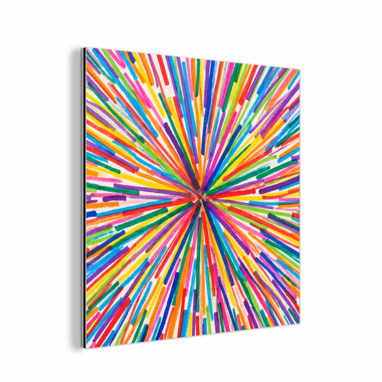 Alu-Dibond-Bild - Linien – Bunt – Abstrakt — 1