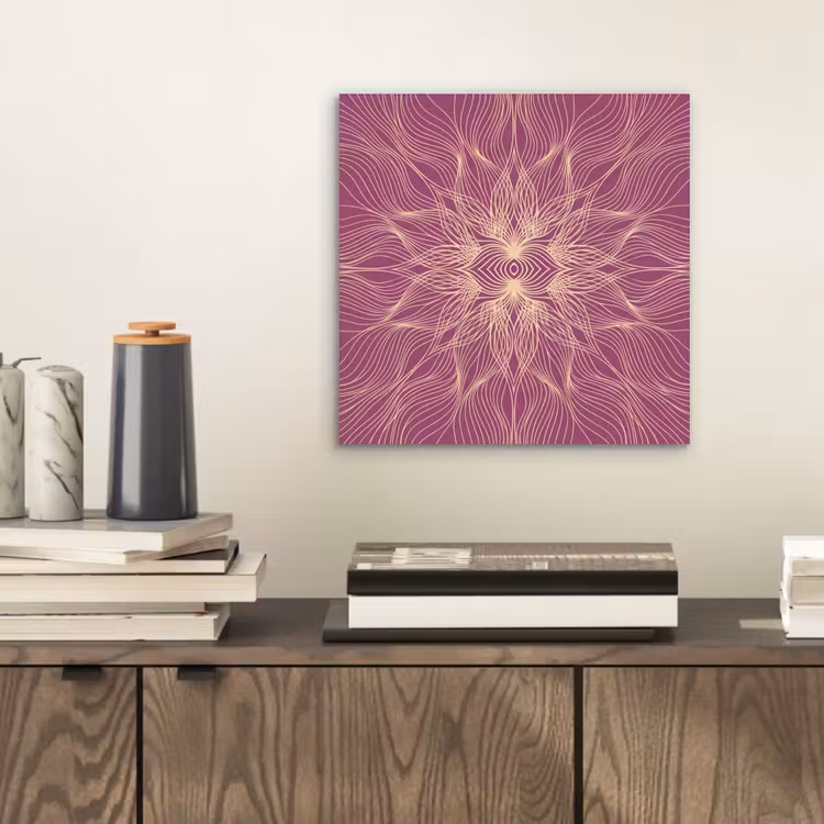 Alu-Dibond-Bild - Linien – Muster – Abstrakt — 2