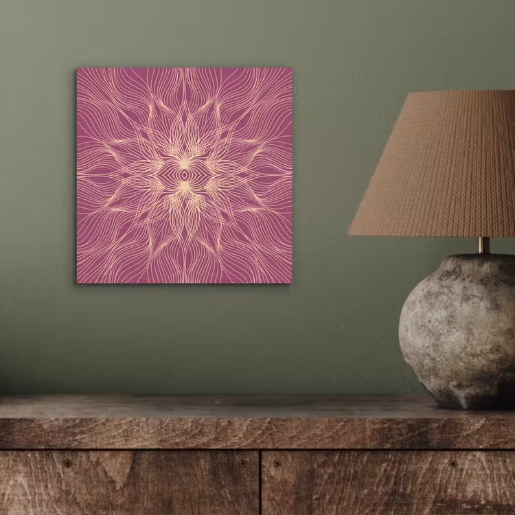 Alu-Dibond-Bild - Linien – Muster – Abstrakt — 3