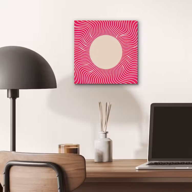 Alu-Dibond-Bild - Zusammenfassung – Muster – Rosa — 6