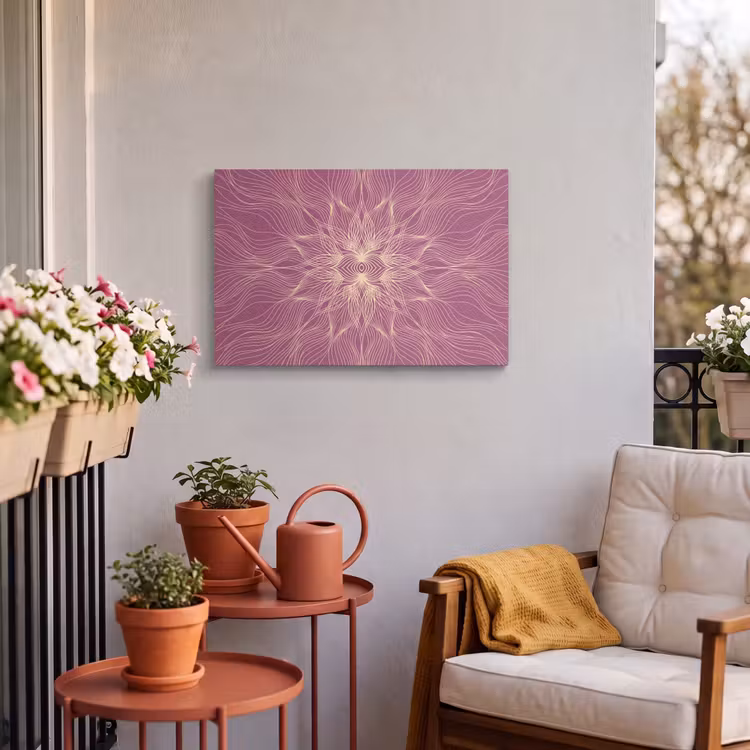 Outdoor Leinwand - Linien – Muster – Abstrakt — 3
