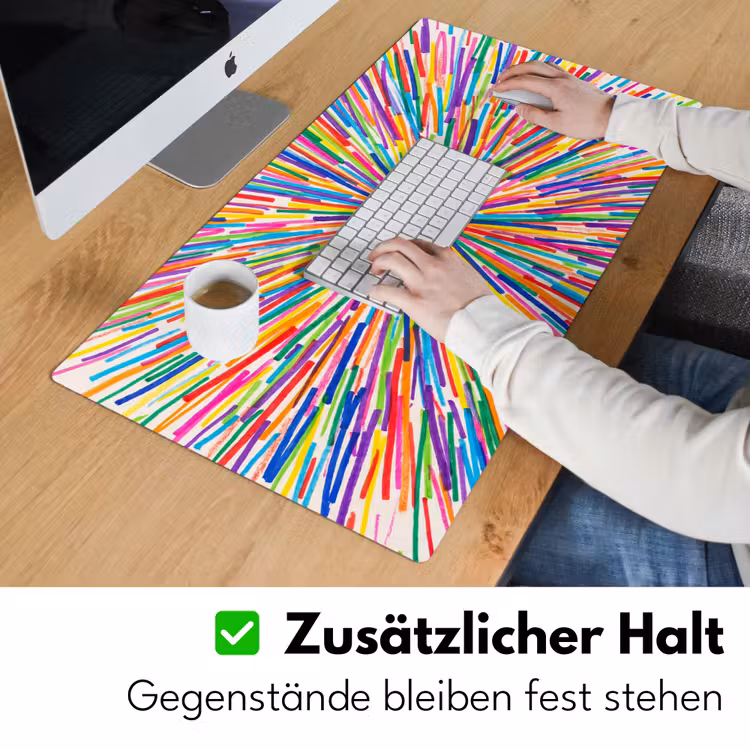 Schreibtischunterlage - Linien – Bunt – Abstrakt — 3