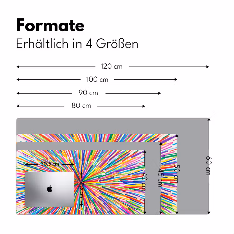 Schreibtischunterlage - Linien – Bunt – Abstrakt — 5