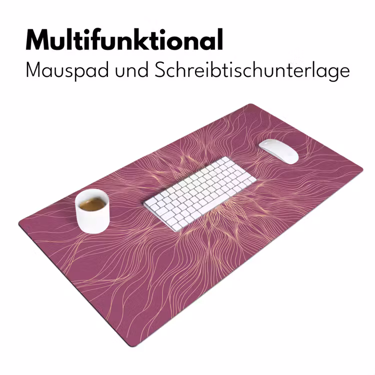 Schreibtischunterlage - Linien – Muster – Abstrakt — 4