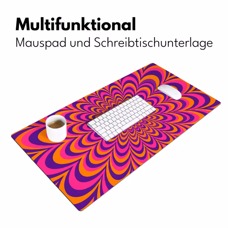 Schreibtischunterlage - Muster – Optisch – Bunt — 4