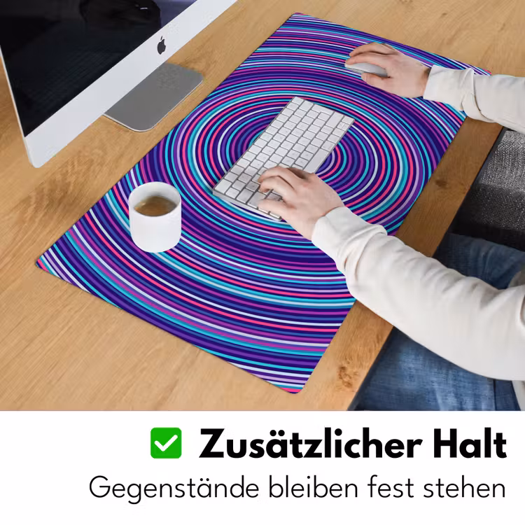 Schreibtischunterlage - Zusammenfassung – Kreise – Farbenfroh — 3