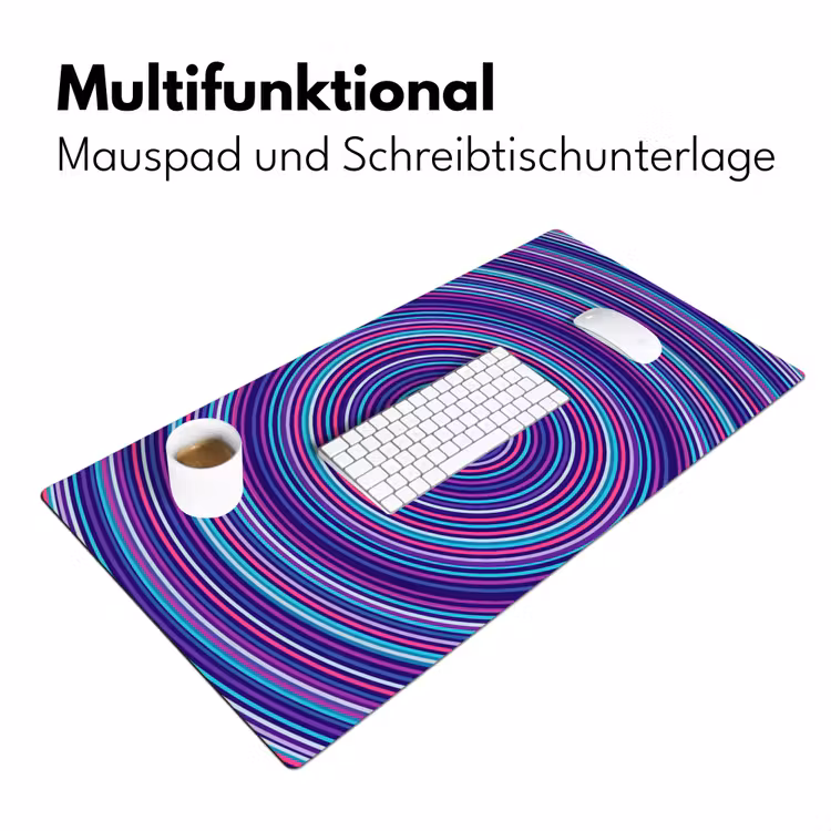 Schreibtischunterlage - Zusammenfassung – Kreise – Farbenfroh — 4