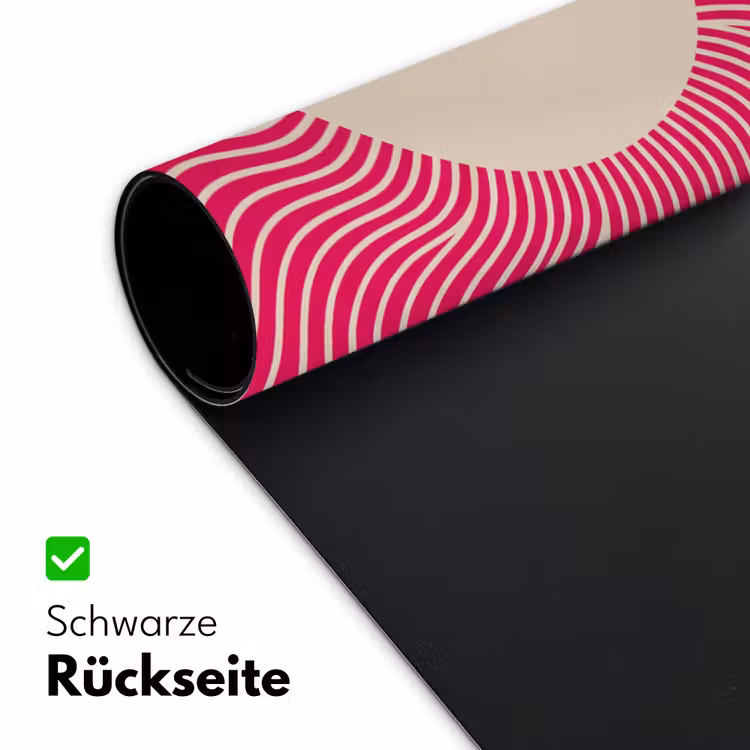 Schreibtischunterlage - Zusammenfassung – Muster – Rosa — 2