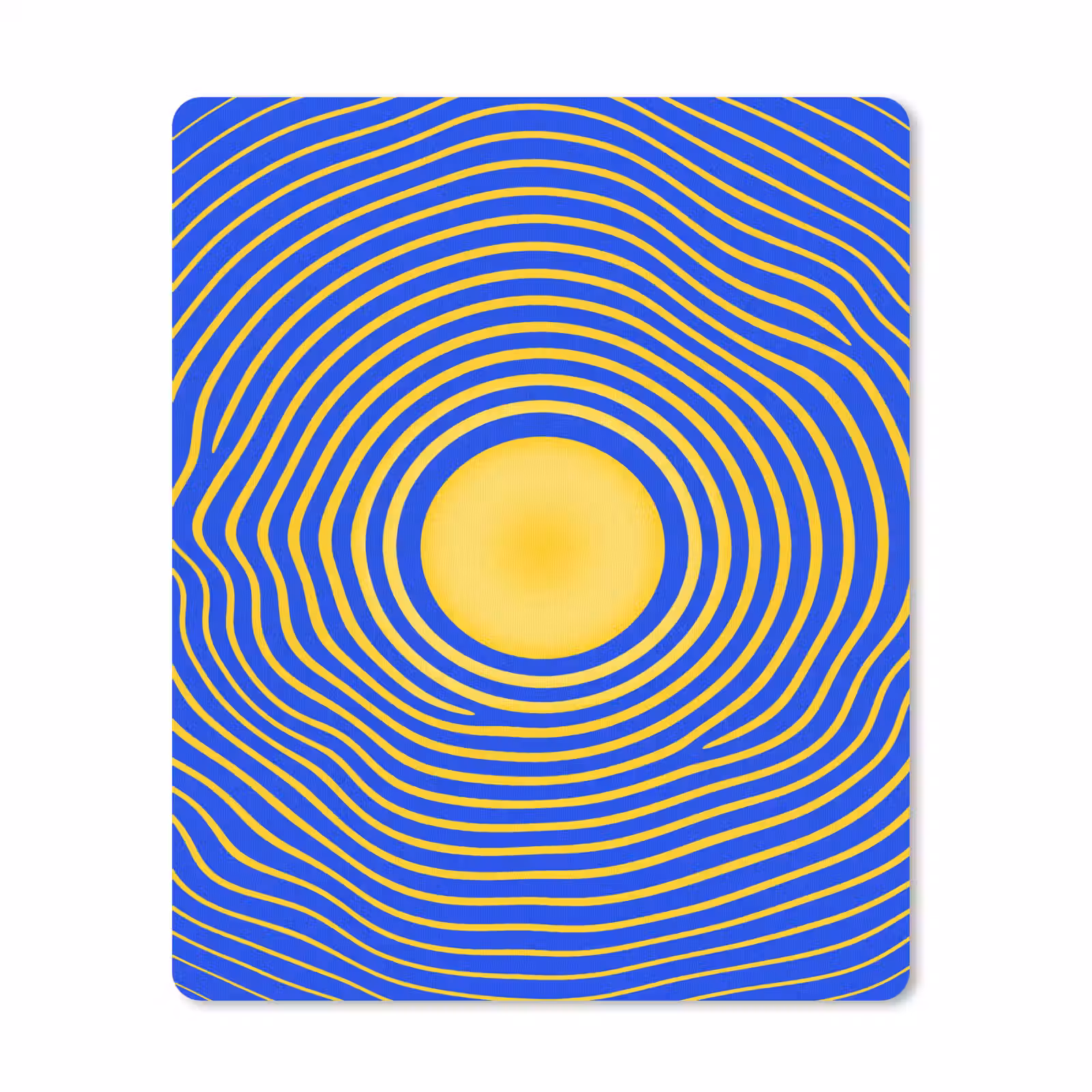 Mauspad - Abstraktes Muster – Blau — 1