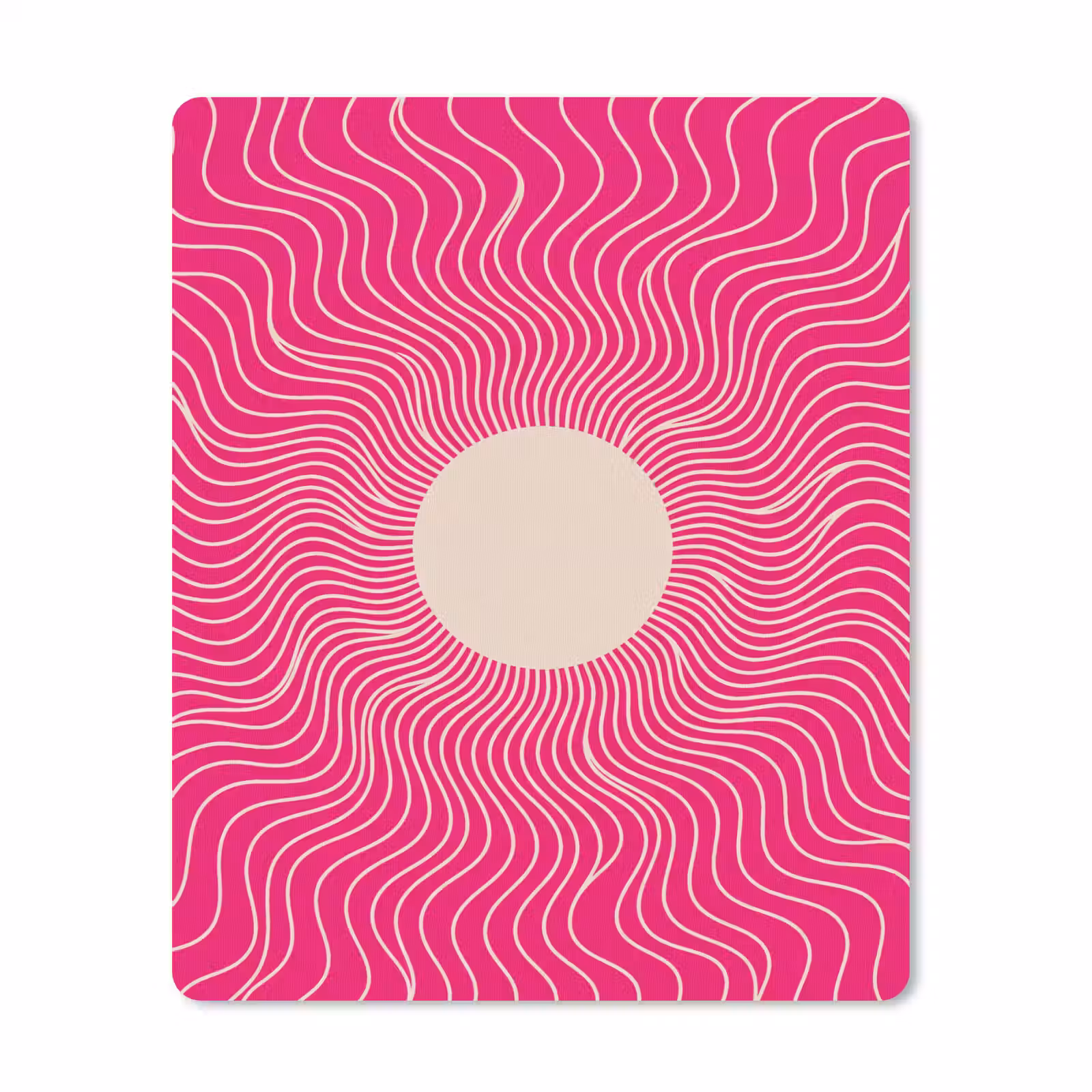 Mauspad - Zusammenfassung – Muster – Rosa — 1