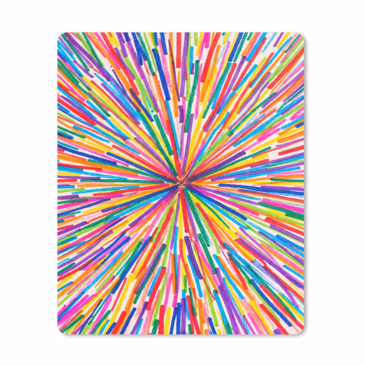 Mauspad - Linien – Bunt – Abstrakt — 1