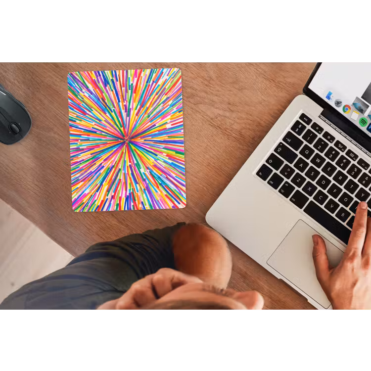 Mauspad - Linien – Bunt – Abstrakt — 2