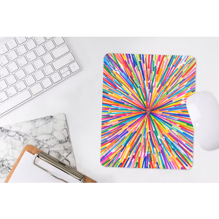 Mauspad - Linien – Bunt – Abstrakt — 4