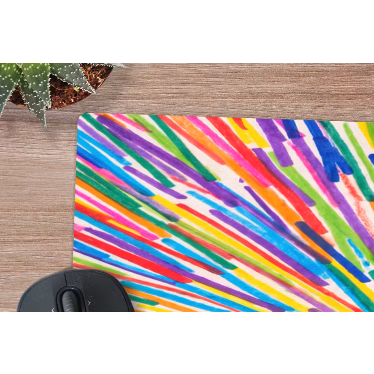 Mauspad - Linien – Bunt – Abstrakt — 5