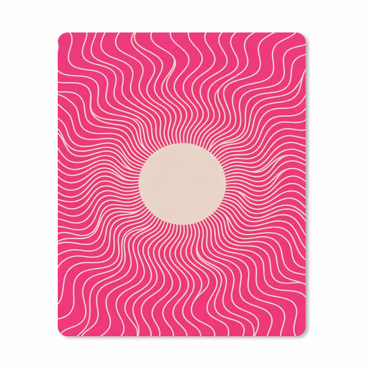 Mauspad - Zusammenfassung – Muster – Rosa — 1