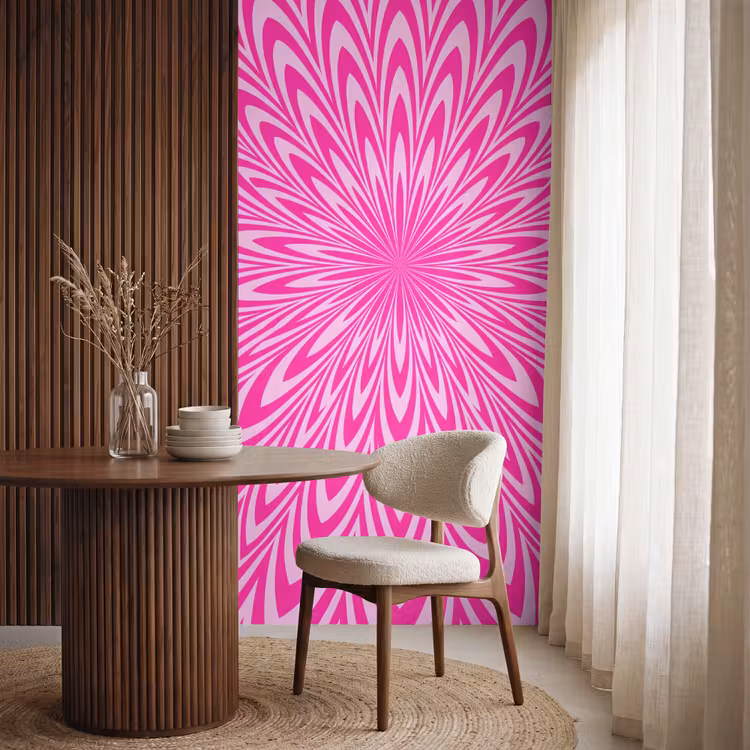 Tapete - Muster – Optisch – Rosa — 4