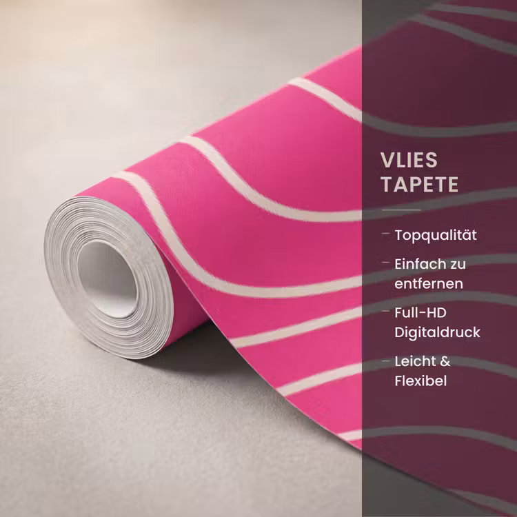 Tapete - Zusammenfassung – Muster – Rosa — 3