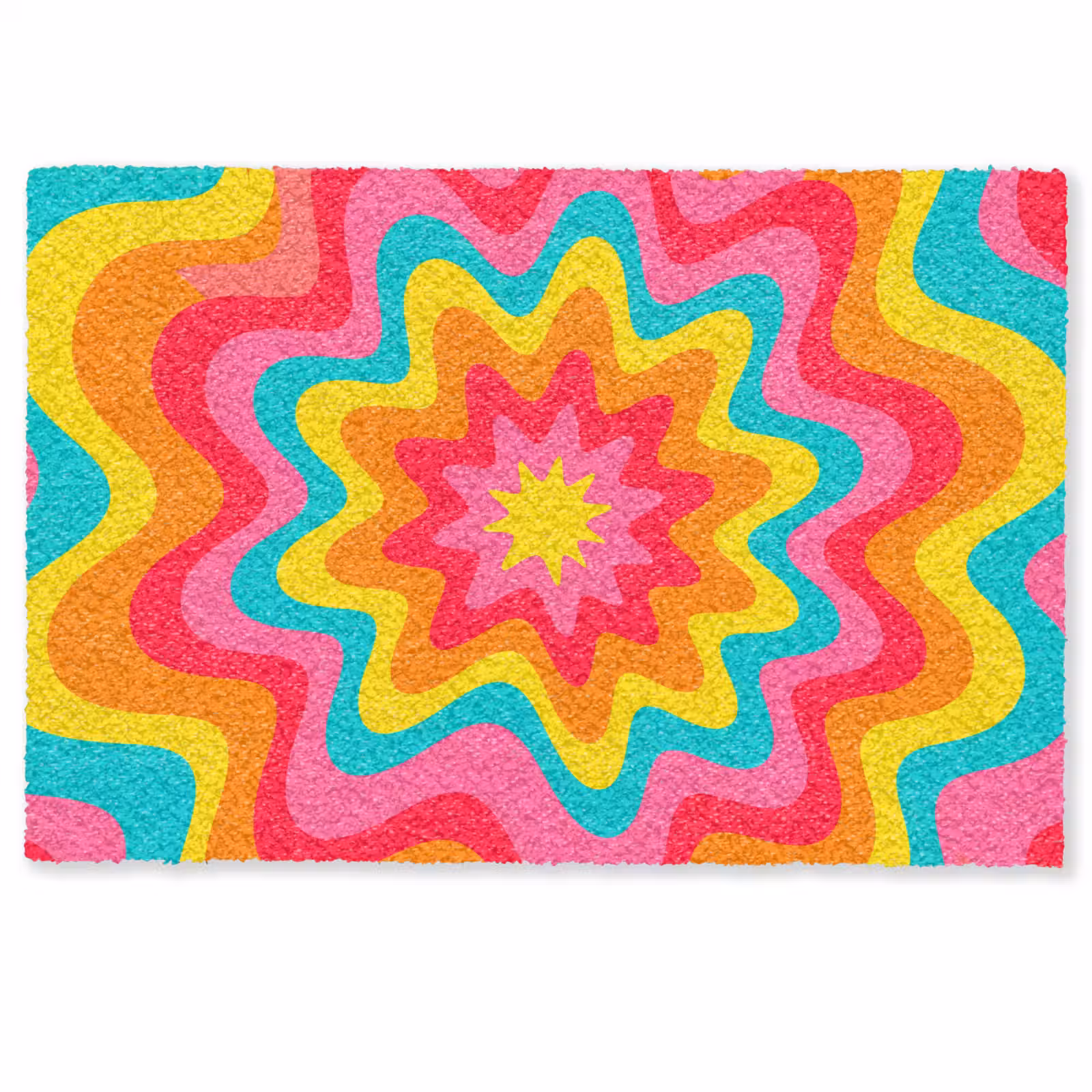 Fußmatte - Muster – Gewellt – Bunt — 1