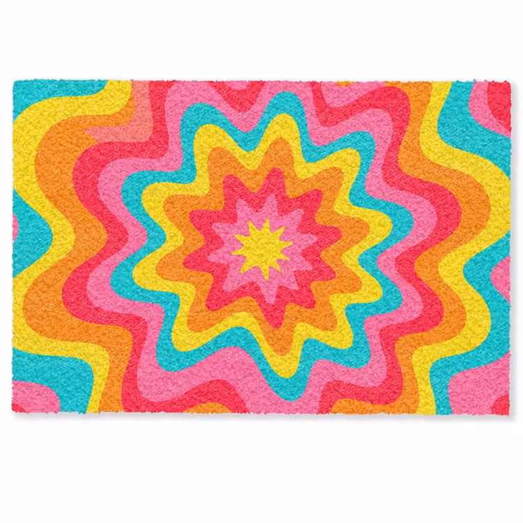 Fußmatte - Muster – Gewellt – Bunt — 1