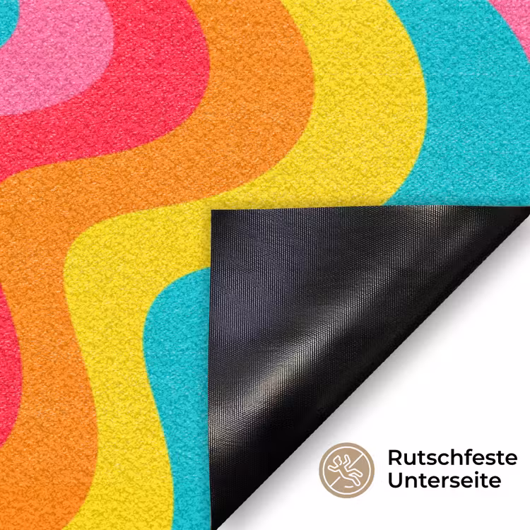 Fußmatte - Muster – Gewellt – Bunt — 6