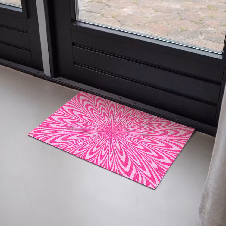 Fußmatte - Muster – Optisch – Rosa — 2