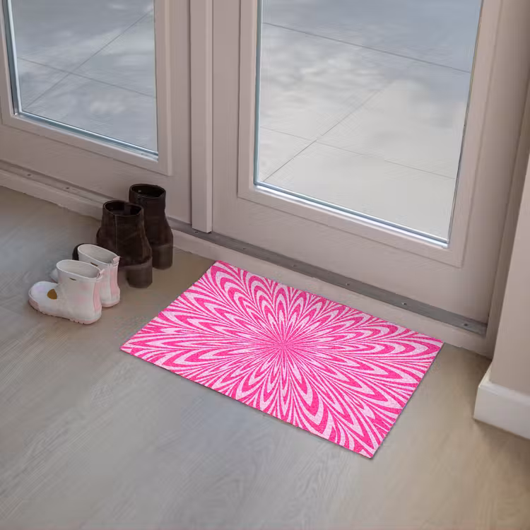 Fußmatte - Muster – Optisch – Rosa — 8