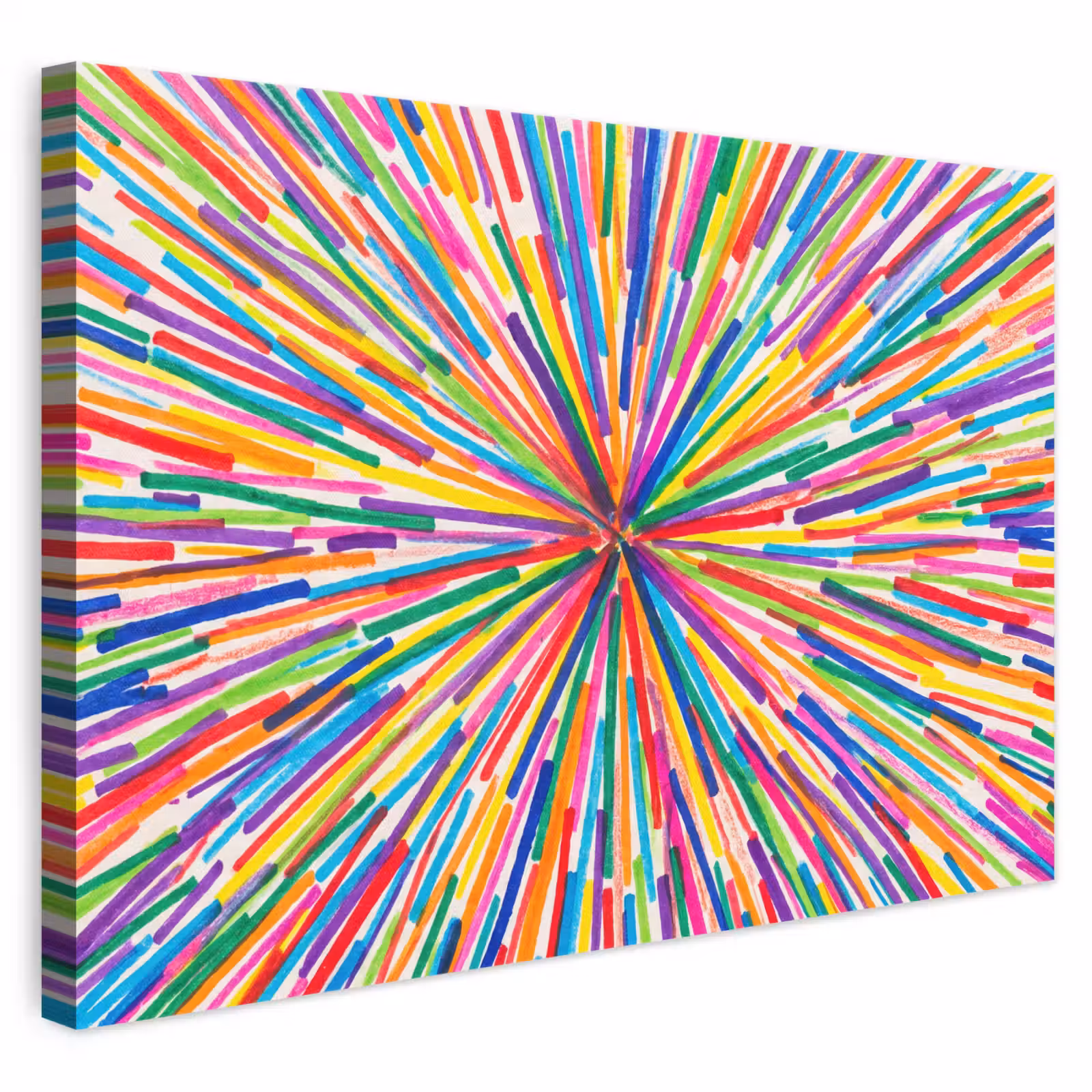 Leinwandbild - Linien – Bunt – Abstrakt — 1