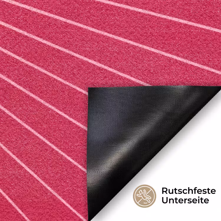 Fußmatte - Herz – Strahlen – Liebe – Abstrakt – Rosa — 6