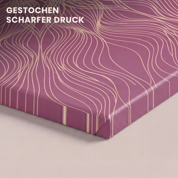 Leinwandbild - Linien – Muster – Abstrakt — 4