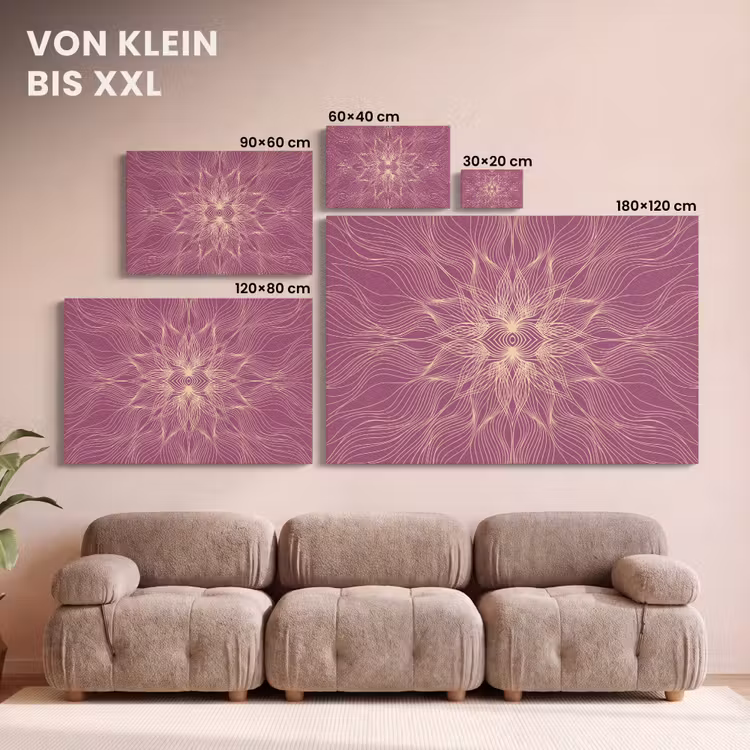 Leinwandbild - Linien – Muster – Abstrakt — 6