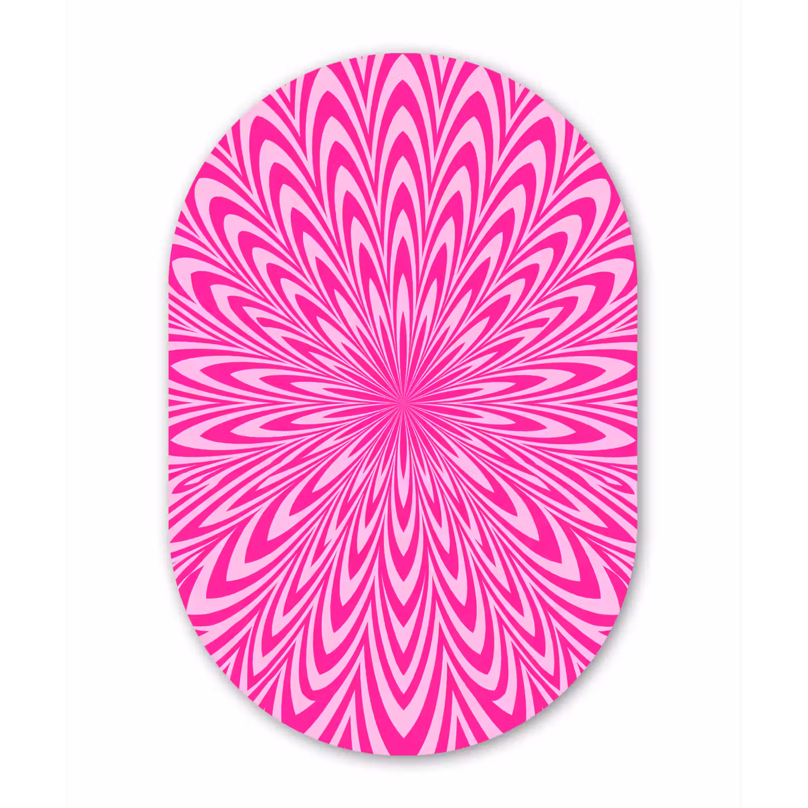Forexbild Oval - Muster – Optisch – Rosa — 1