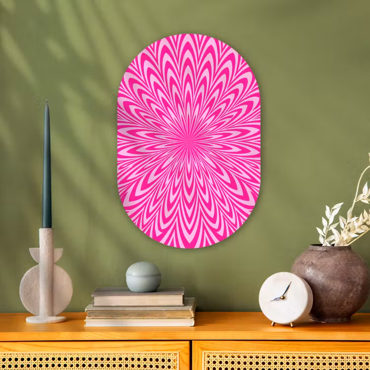Forexbild Oval - Muster – Optisch – Rosa — 3