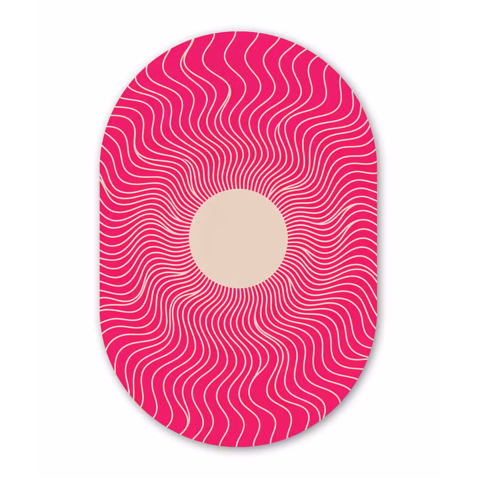 Forexbild Oval - Zusammenfassung – Muster – Rosa — 1