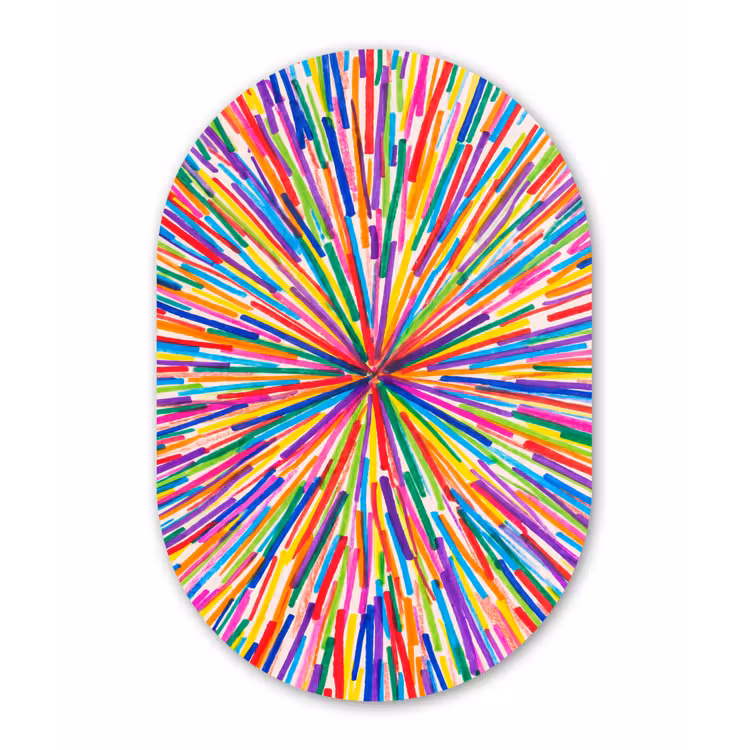 Forexbild Oval - Linien – Bunt – Abstrakt — 1
